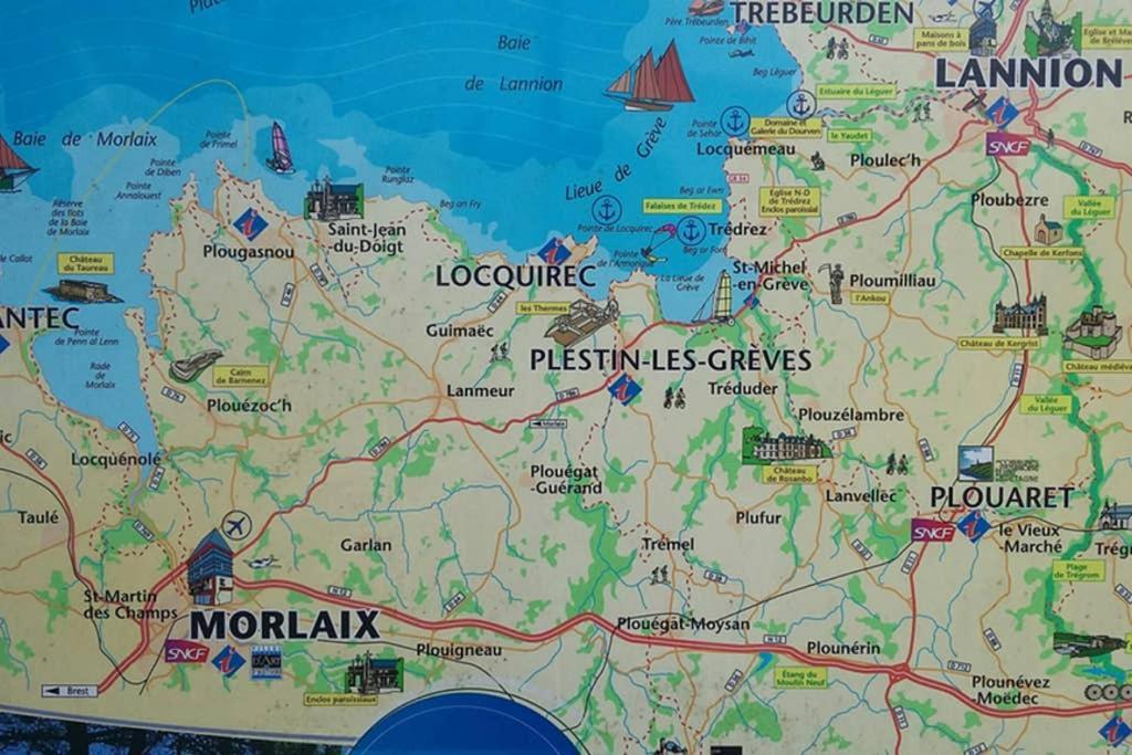 Gite 3 Personnes, Possibilite Table D'Hotes Le Soir Treduder Zewnętrze zdjęcie