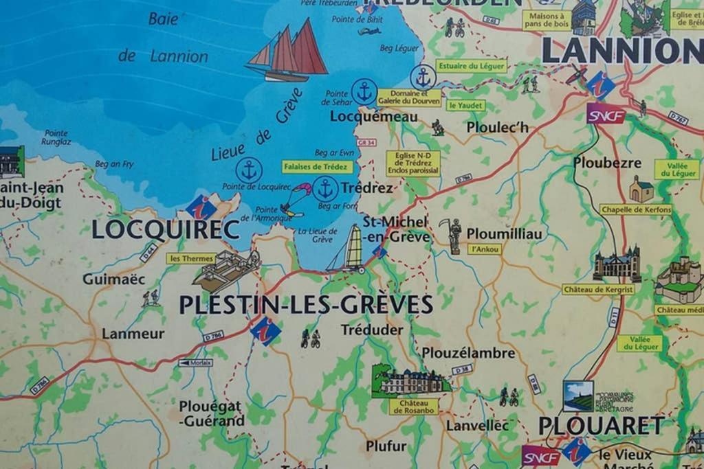 Gite 3 Personnes, Possibilite Table D'Hotes Le Soir Treduder Zewnętrze zdjęcie